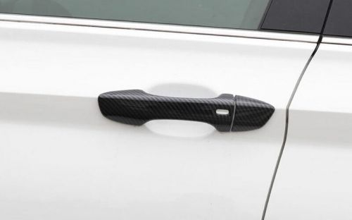 Door Handle Cover With Smart Hole For Volkswagen Jetta Mk7 Carbon Fiber 2019-23, US $34.89, image 4