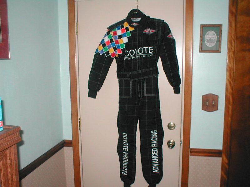 Coyote products go kart driving suit, (new) sz 40 