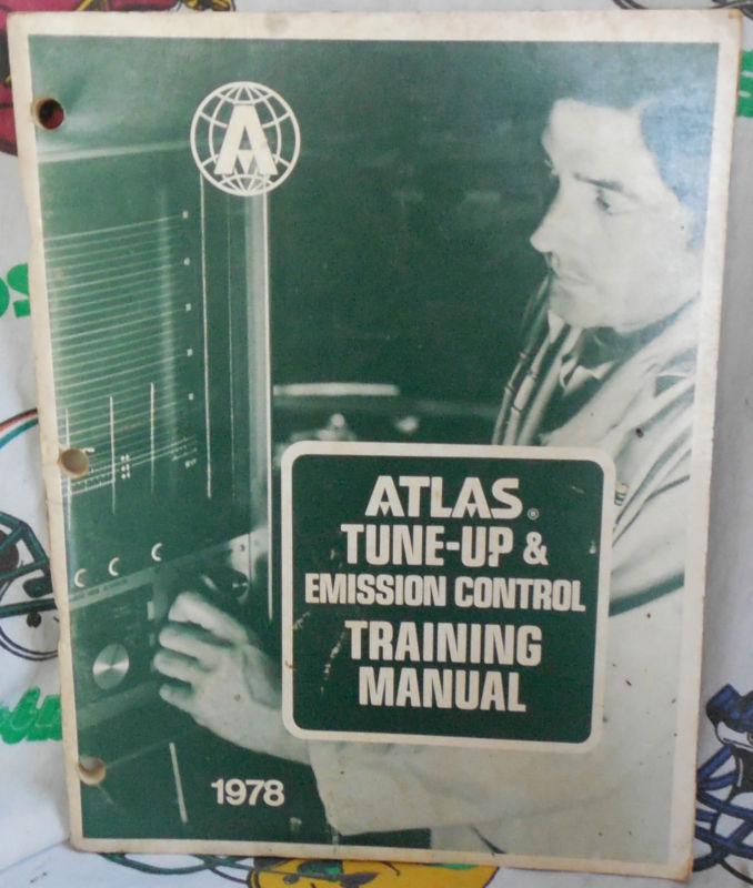 1978,atlas,tune-up,emission,control,training,manual,book,