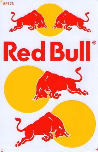 Agp_st_sta78 bull sticker decal motorcycle car bike tire blue racing tattoo