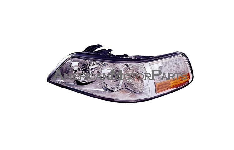 Left driver side replacement headlight head lamp hid type 05-08 lincoln town car