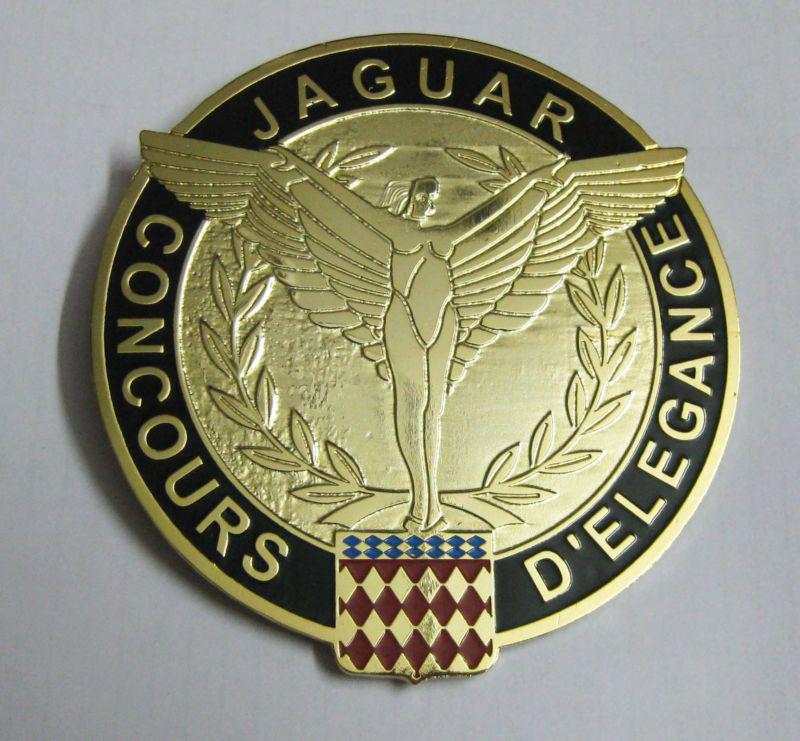Car badge - jaguar concour de elegance car grill badge emblem logos metal enamle