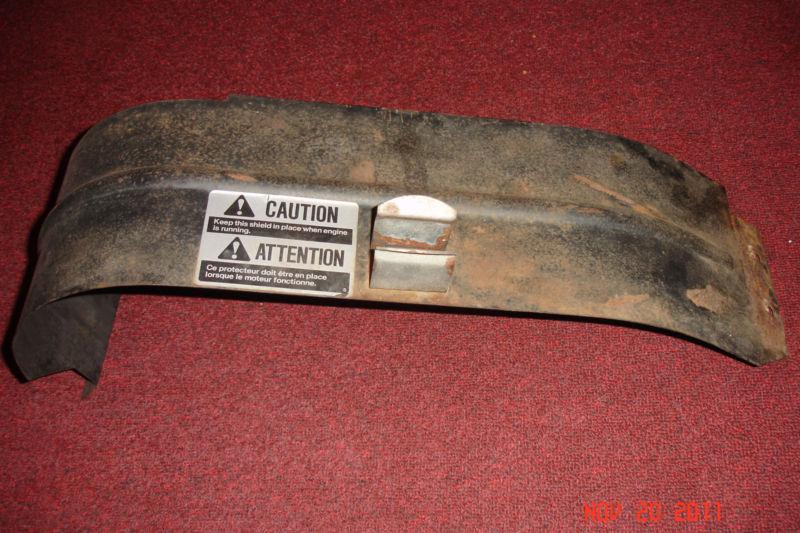 VINTAGE John Deere trailfire sportfire BELT GUARD SNOWMOBILE, US $25.00, image 2