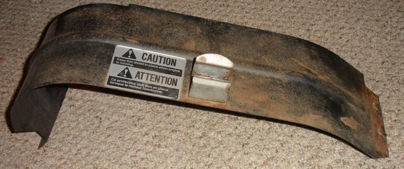 VINTAGE John Deere trailfire sportfire BELT GUARD SNOWMOBILE, US $25.00, image 3
