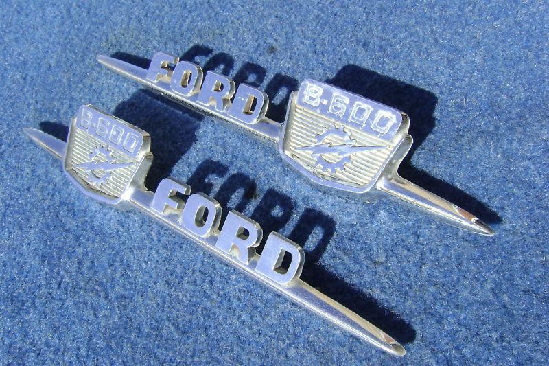 1959 59 Ford Truck SCHOOL BUS HOOD EMBLEMS RARE B-600, US $50.00, image 2