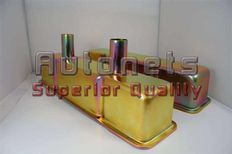 Circle track small block chevy sb zinc tall valve cover 283-305-327-350 dirt