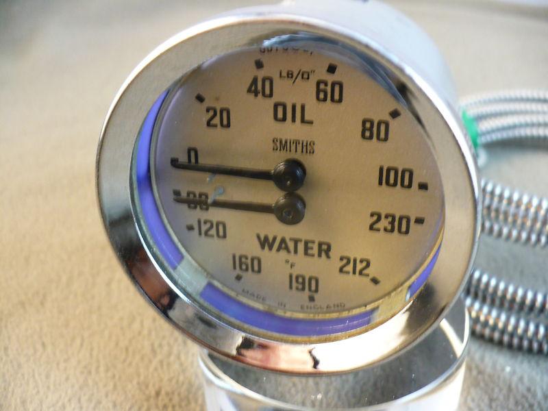 Austin healey 3000 bt-7 dual gauge temperature  smiths reconditioned