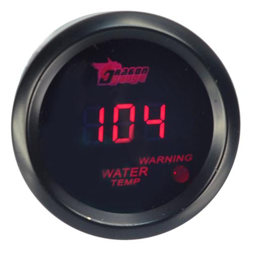 Brand new 2" 52mm red digital water temp temperature ℉ gauge for car motor