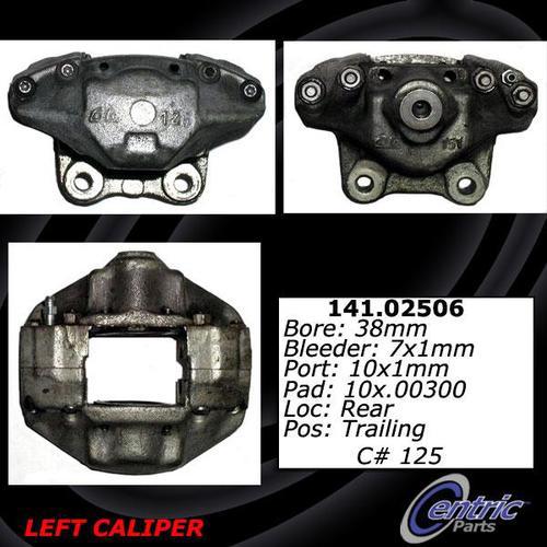 Buy CENTRIC 141.02506 Rear Brake CaliperPremium SemiLoaded Caliper in