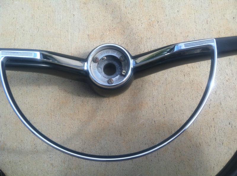 1961-71 VW OEM Steering Wheel Beetle Karmann Ghia Type 3 Squareback, US $61.00, image 6