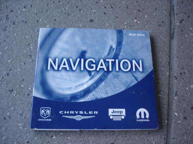 Chrysler dodge jeep mopar navigation map 2 disk set