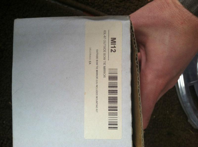 Corvette New Passenger Side View Bowtie Mirror_1963-1967_GM Repro_NR!, US $39.99, image 4