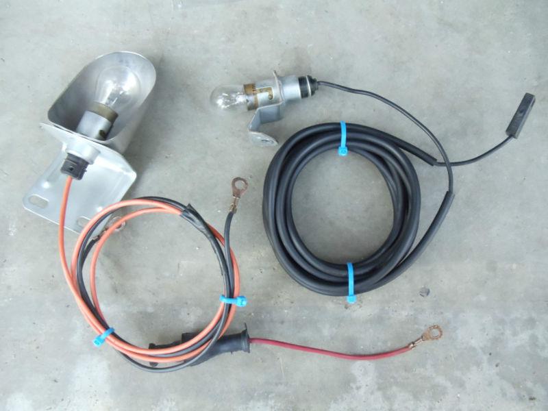 Vintage uncut gm under hood & trunk lights pontiac chevy camaro nova trans am