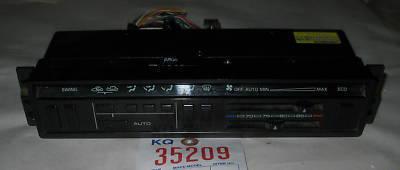 Mazda 88-91 929 temperature/heater control black 1988 1989 1990 1991