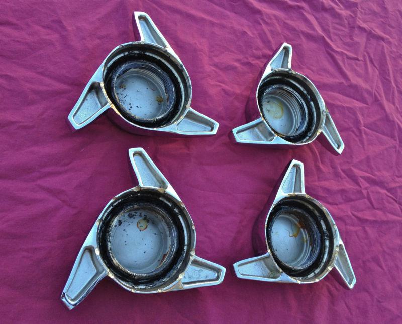 FACEL-VEGA FVS HK500 Excellence Facel II Wheels Spinners Center Caps Trim Rings, US $9,995.00, image 9