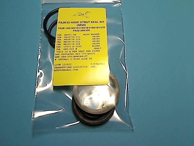 Piper pa28/32 nose strut seal kit new type  seal