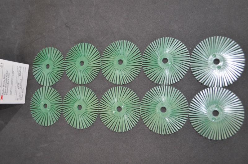 Scotch-brite radial bristle disc 3 inch 50 grit 07542 gasket & coatings removal