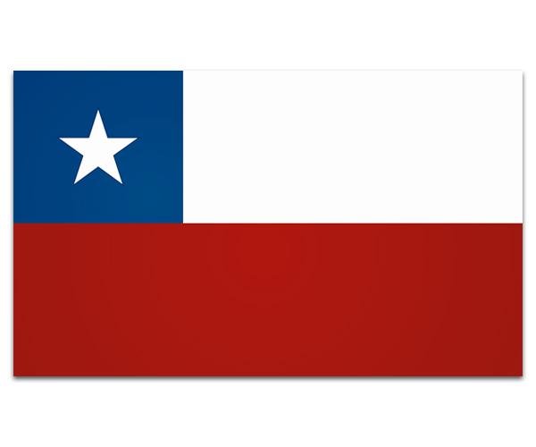 Chile flag decal 5"x3" chilean vinyl car window bumper sticker zu1
