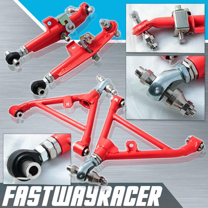 Nissan 240sx s13 s14 sr20 sr20det 2.0l red front and rear lower control arm arms
