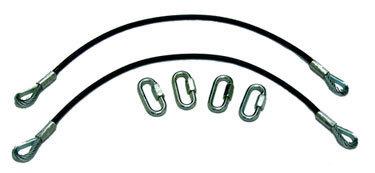 Blue ox bx88208 permanent safety cable kit class iv 10,000 lb 3 ft