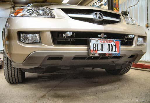 Blue ox bx1015 base plate for acura mdx 04-06