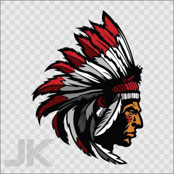 Decals sticker  warrior warriors apache indian axe bow arrow 0500 zag2z