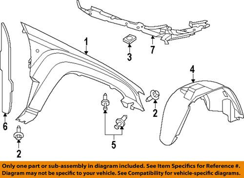 Mopar oem 6508601aa rear bumper-bumper cover u-nut