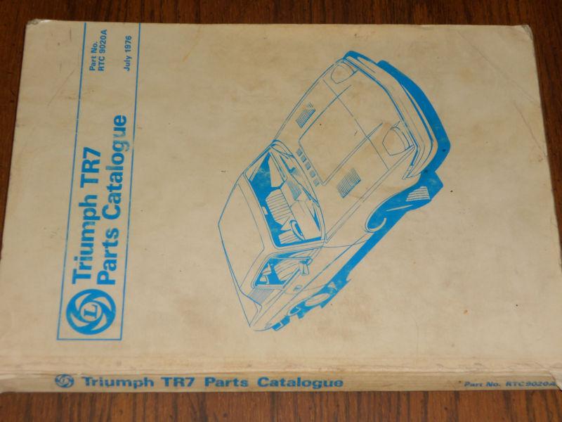 1976 1977? TRIUMPH SPITFIRE TR7 PARTS CATALOGUE / BOOK / CATALOG / GOOD ORIG!, US $57.50, image 2