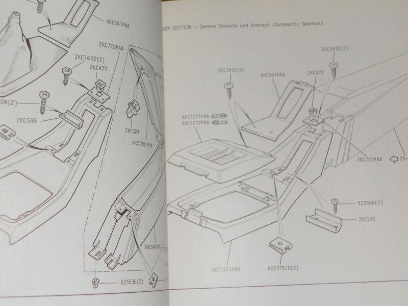 1976 1977? TRIUMPH SPITFIRE TR7 PARTS CATALOGUE / BOOK / CATALOG / GOOD ORIG!, US $57.50, image 5