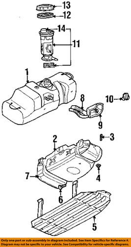Dodge oem 52102468ad fuel tank filler neck