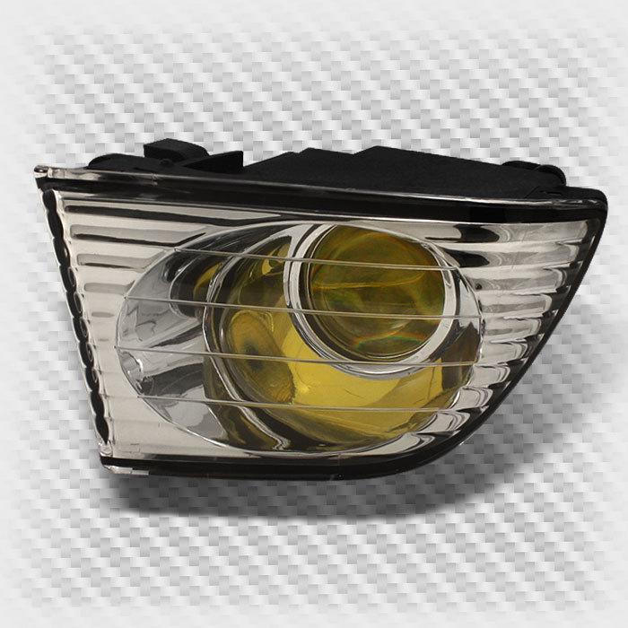 01-05 lexus is300 clear bumper left side fog light lamps+bulb+wire set