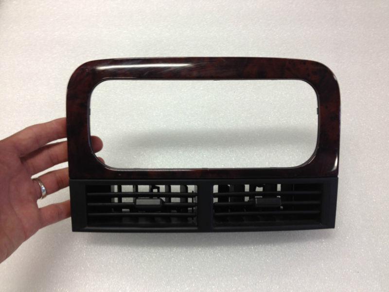 1999 2004 jeep grand cherokee ac vent radio trim bezel oem wood grain