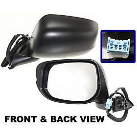 Power Heated Side View Door Mirror Assembly Driver's Left Manual Fold, US $59.35, image 1