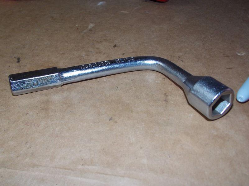 Oem vintage mercedes w123 heyco lug nut wrench tool 1235810001 10mm 17mm 