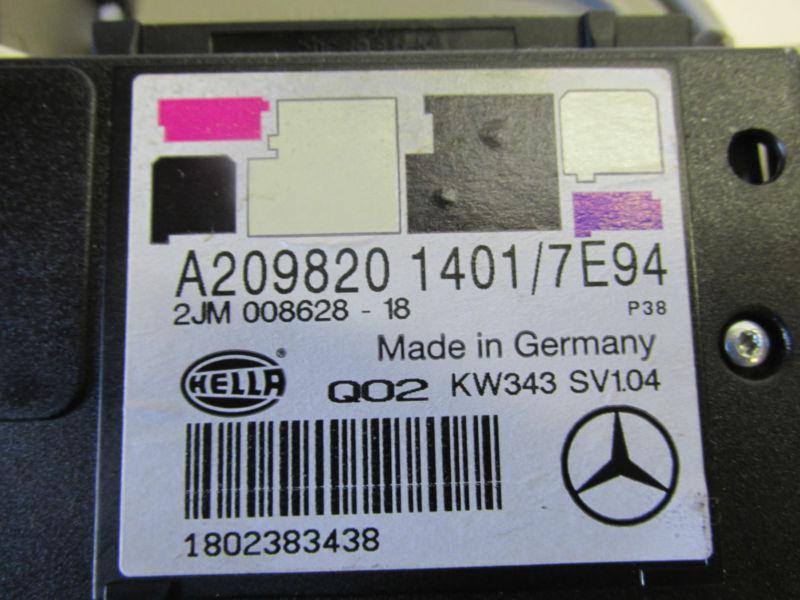 2004-2005 MERCEDES BENZ CLK500 W209 OEM CENTER DOME LIGHT SUNROOF CONTROL , US $85.00, image 9