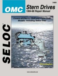 Seloc omc 1964-1986 stern drive repair manual 3400