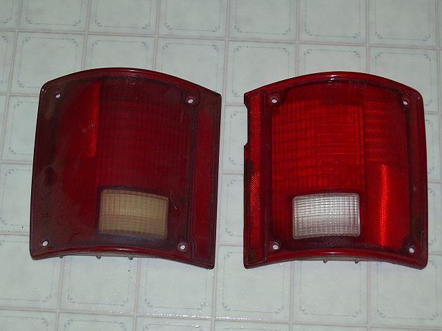 1970's - 1980's chevrolet blazer/gmc jimmy tail light lenses