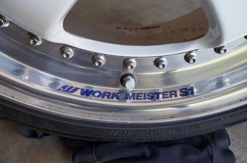 WORK MEISTER S1 Wheel Lips/Bead Seat Replacement Decal Sticker, US $14.00, image 4