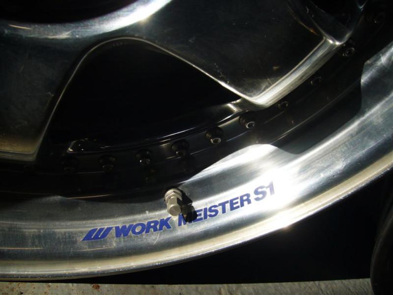 WORK MEISTER S1 Wheel Lips/Bead Seat Replacement Decal Sticker, US $14.00, image 6