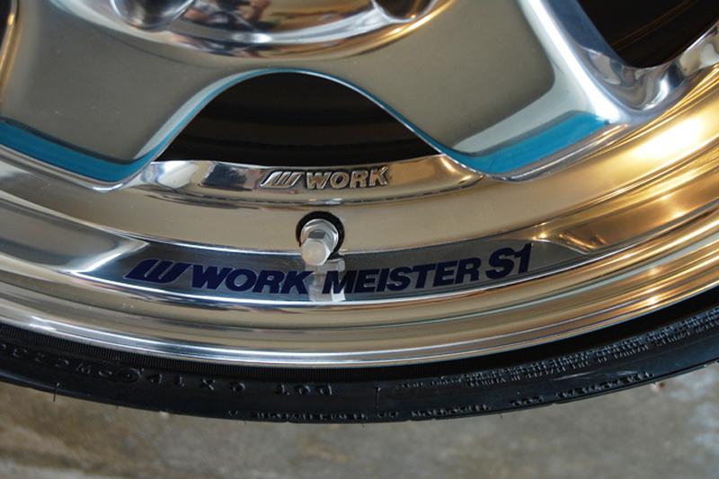 WORK MEISTER S1 Wheel Lips/Bead Seat Replacement Decal Sticker, US $14.00, image 7