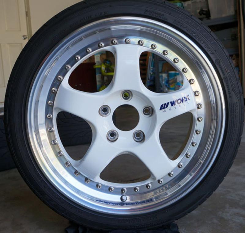 WORK MEISTER S1 Wheel Lips/Bead Seat Replacement Decal Sticker, US $14.00, image 8