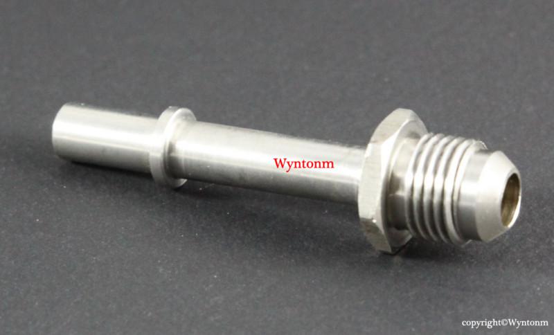 6an male stainless steel fuel push on fitting quick connect  5/16"