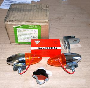 New nos rare vintage harley knucklehead panhead 45 flasher kit