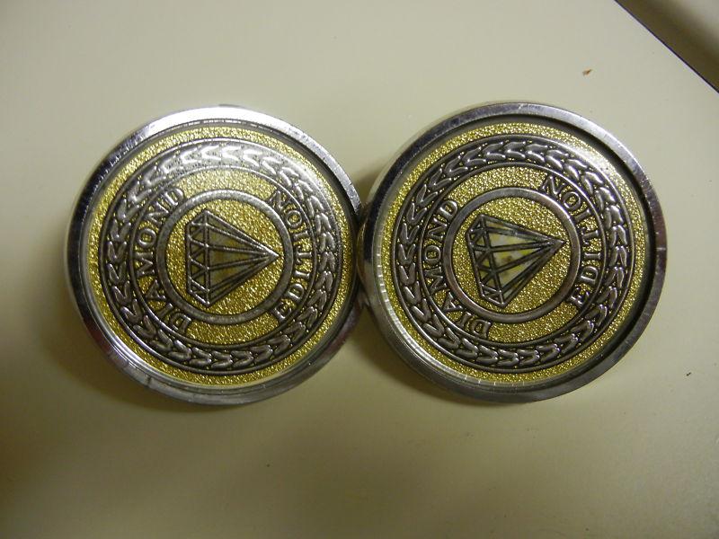 2 cadillac mercury diamond edition roof canvas emblem 