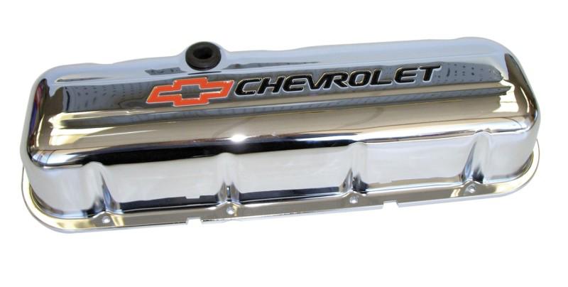 Proform 141-812 gm performance bb chevy short chrome baffled valve covers