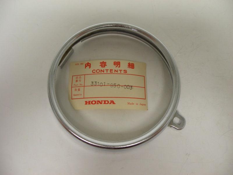 Nos honda headlight rim for 1977-1979 fl250 honda odyssey