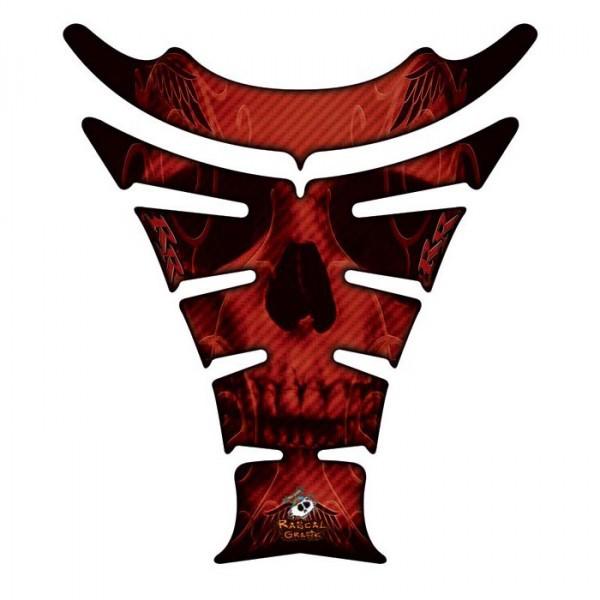 Honda cbr1000rr/cbr 1000rr 2008-2009 red skull tankpad