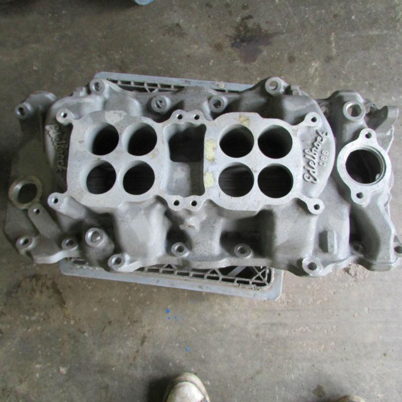 Buy c66 edelbrock intake bbc oval port 396 427 454 2x4 in Canby, Oregon