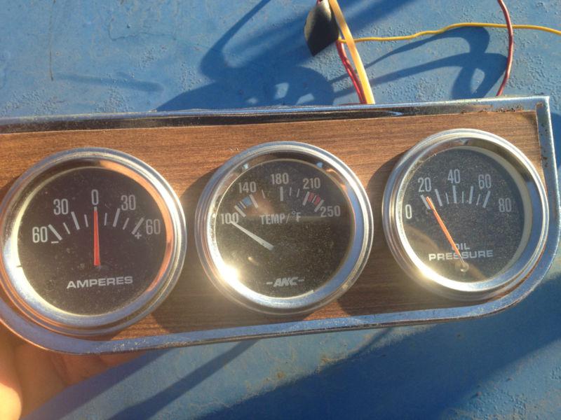 1974 buick anc gauges amps temp oil pressure 
