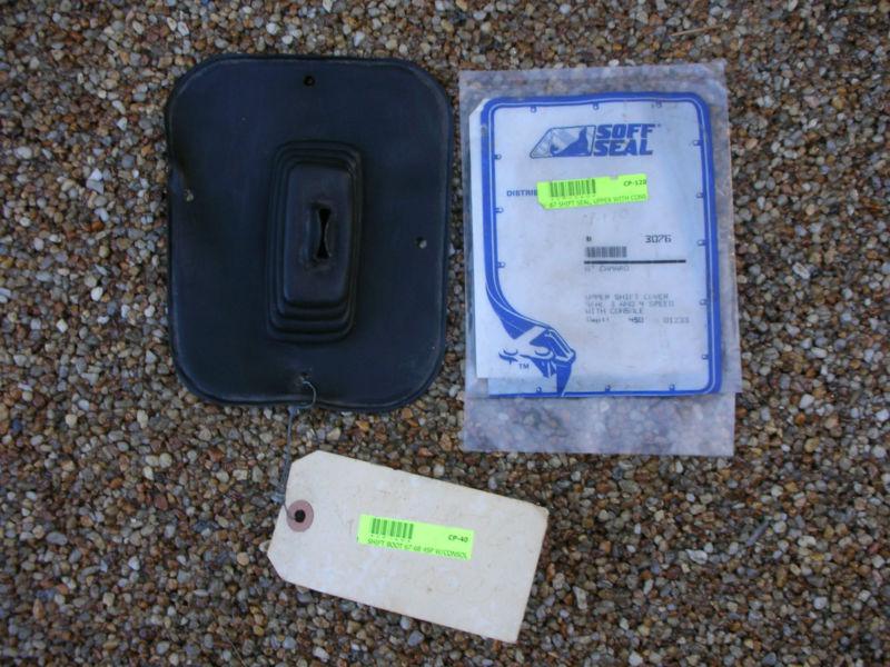 Buy 1967 CAMARO OEM LOWER SHIFT BOOT & UPPER SHIFT COVER WITH CONSOLE